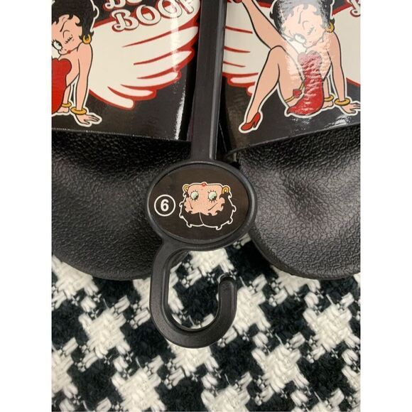 Iridescent Pink Betty Boop Slides - Picture 4 of 5